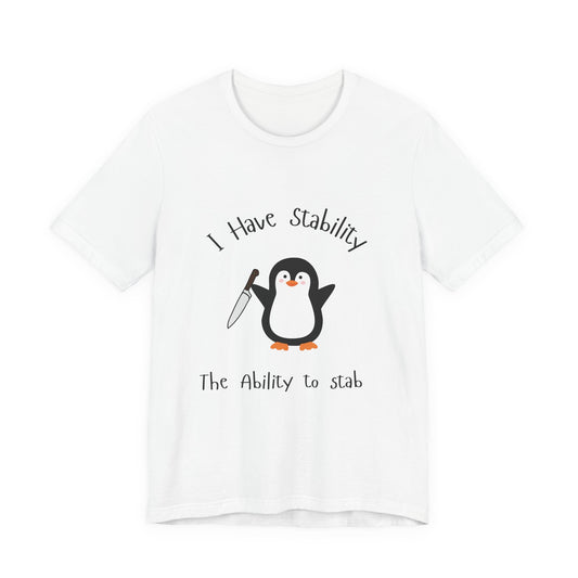 Penguin Knife Unisex Tee Shirt