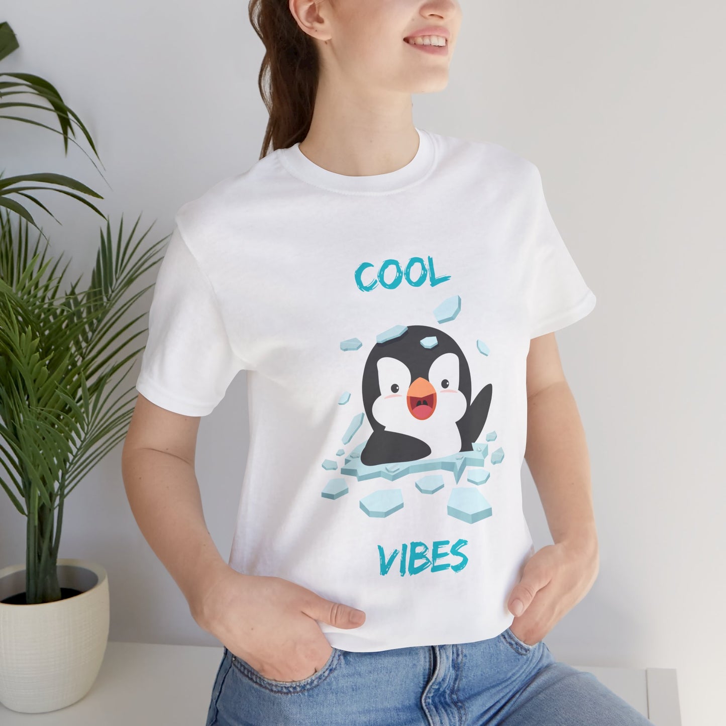 Cool Vibes Penguin Tee, Unisex