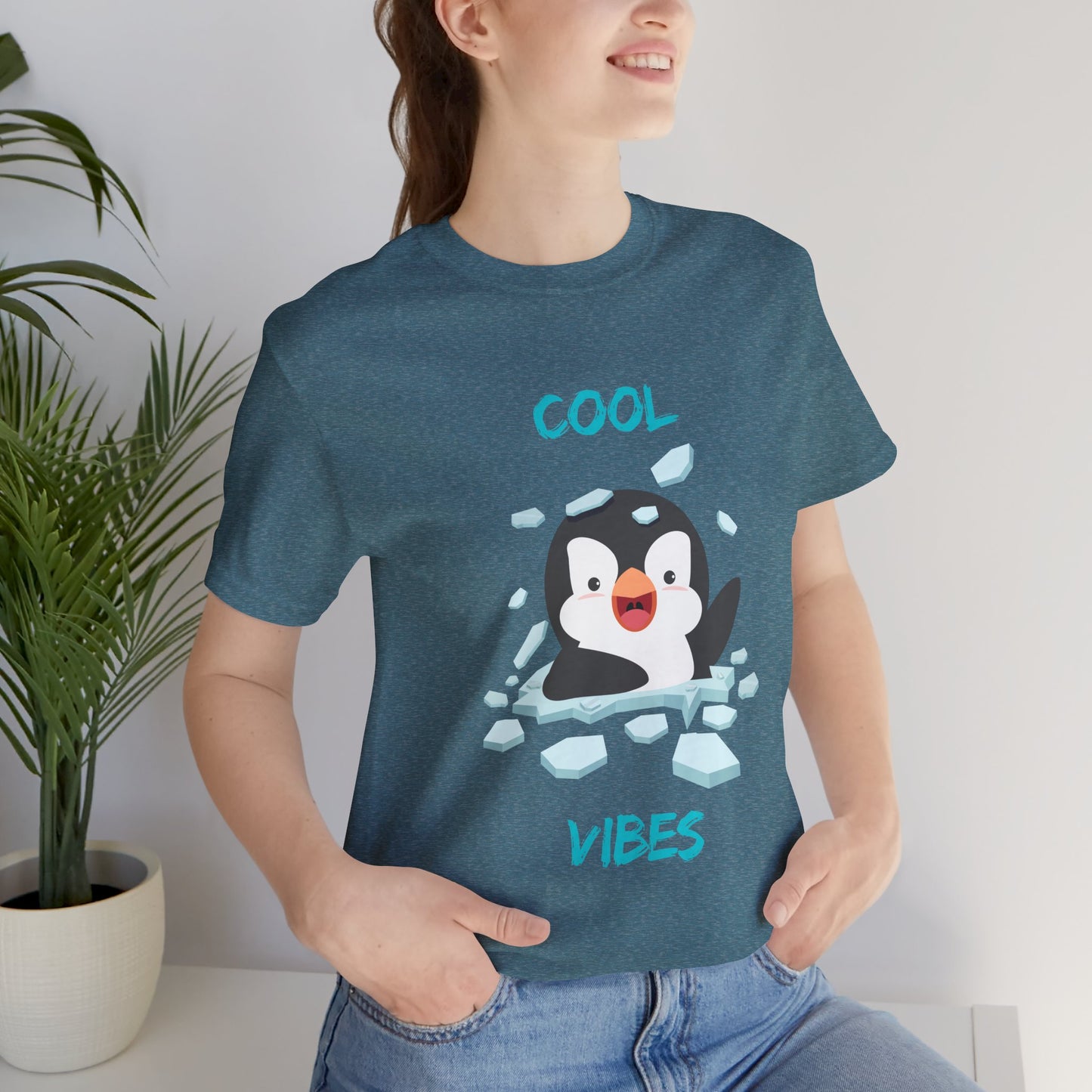 Cool Vibes Penguin Tee, Unisex