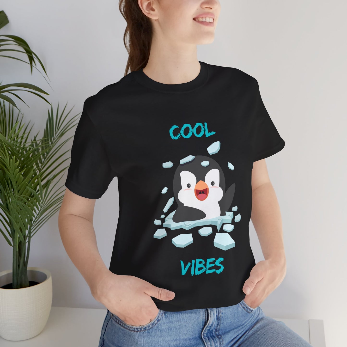 Cool Vibes Penguin Tee, Unisex